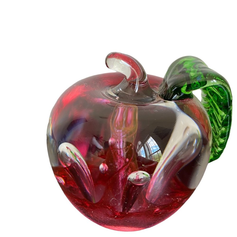 Caithness Glass Paperweight Windfall-Ruby - Picture 14 of 16